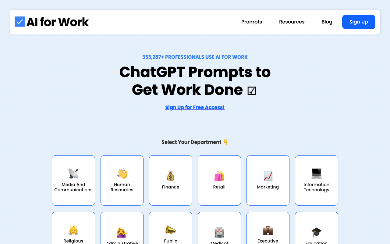 Ai for Work - 工作中的人工智能助手
