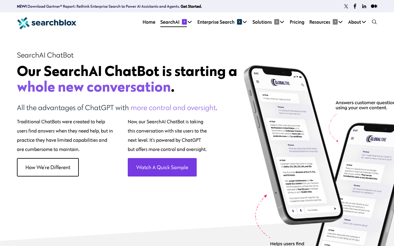 SearchAI ChatBot - 开启全新对话的 SearchAI 聊天机器人