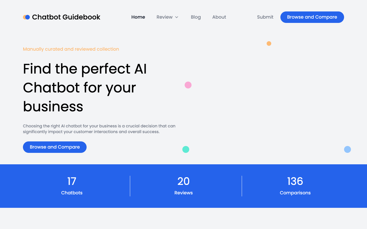Chatbot Guidebook - 选择适合您业务的 AI Chatbot 构建平台