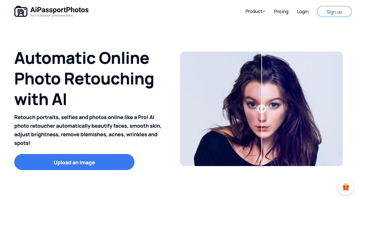 Retouch Photo - 利用人工智能去除痘痘和瑕疵的照片修饰工具 人工智能 照片修饰
