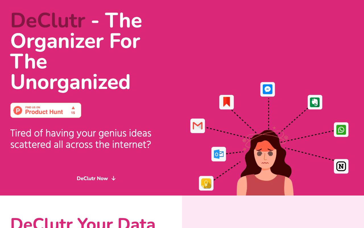 DeClutr.ai - 解决您的混乱问题 人工智能 笔记整理 文件管理
