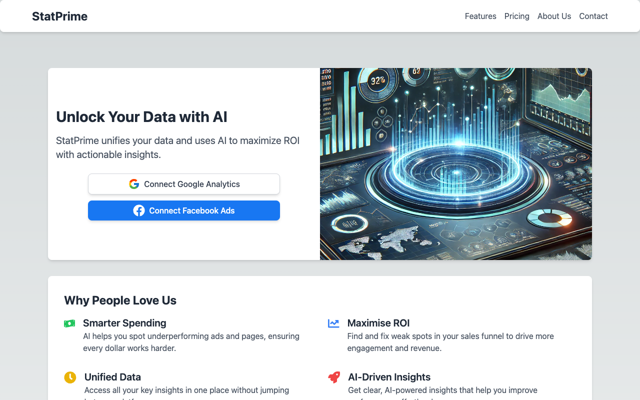 StatPrime AI 数据分析器 - 释放您的数据搭配人工智能的力量