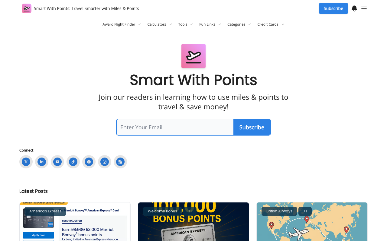 Smart With Points AI - 了解旅行攻略、里程和积分的人工智能