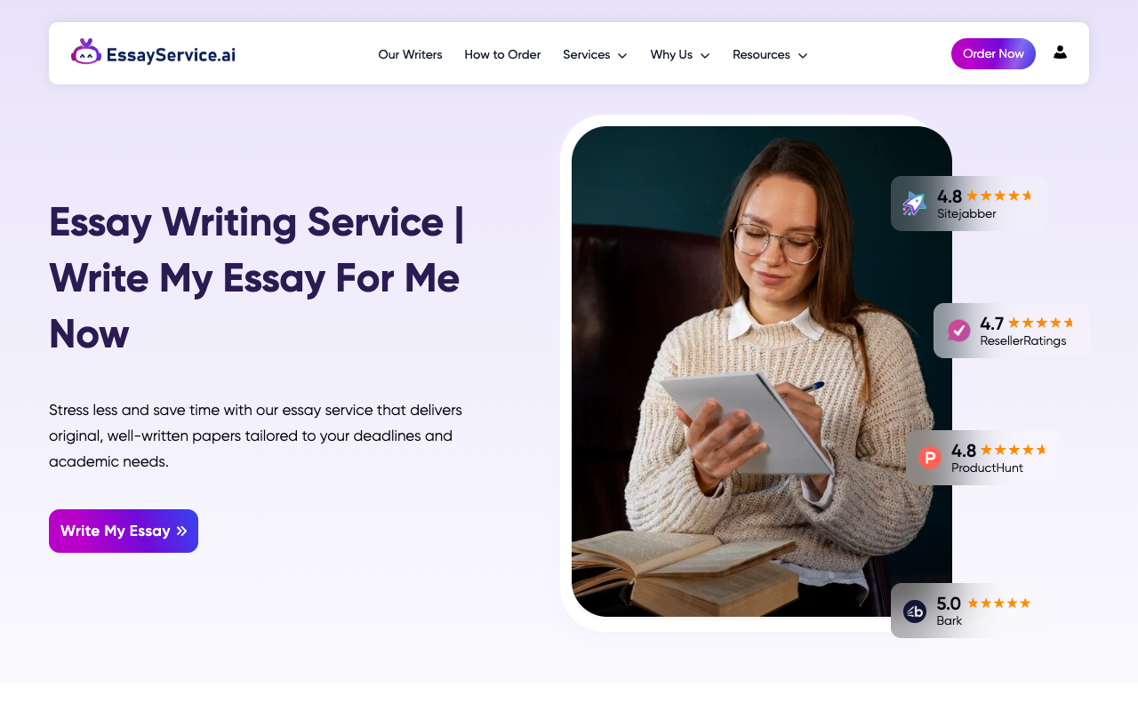 EssayService.ai - 发掘人工智能的力量，获取出色的论文 人工智能 论文写作