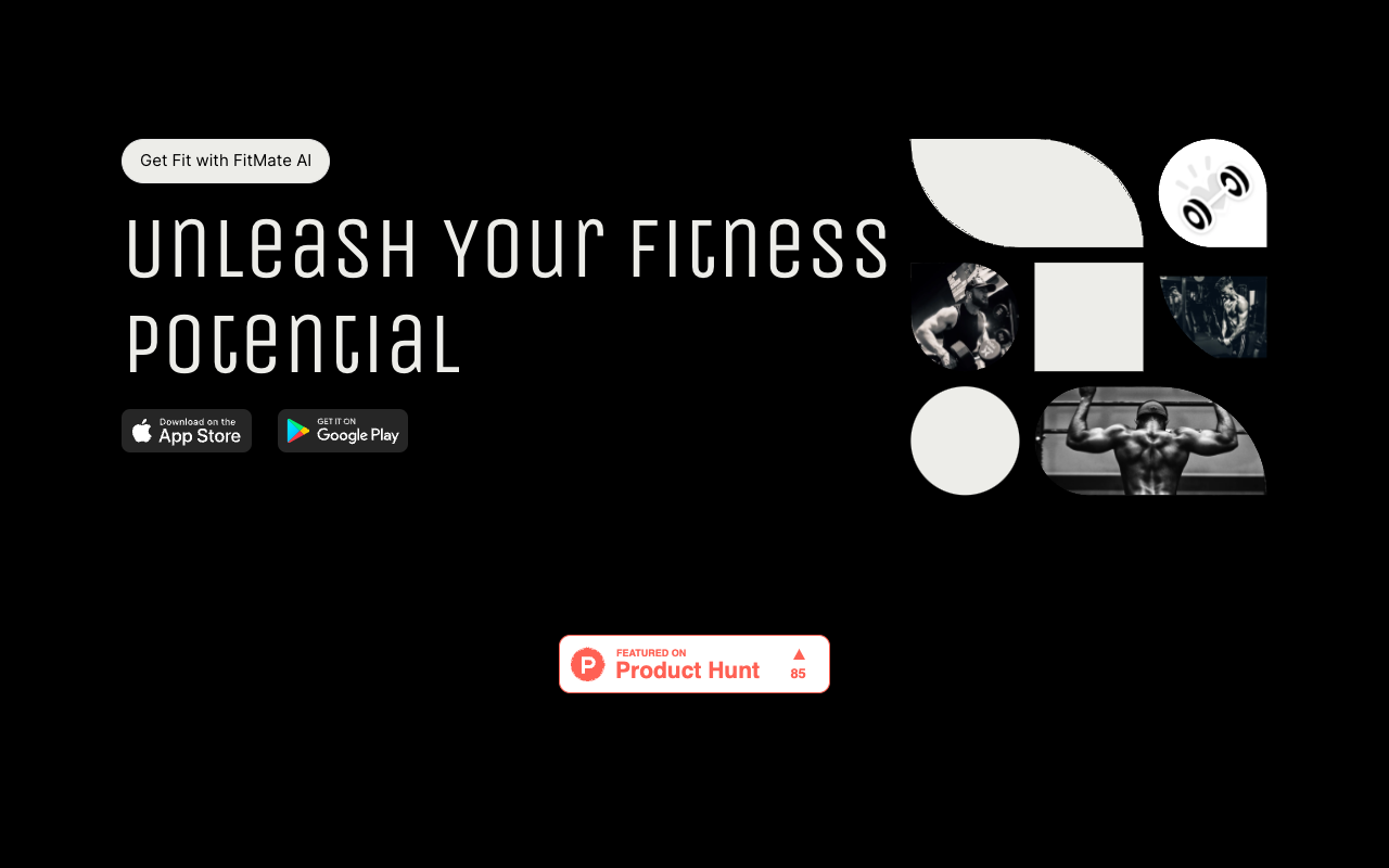 FitMate AI - 用人工智能改变您的健身计划 人工智能 健身计划