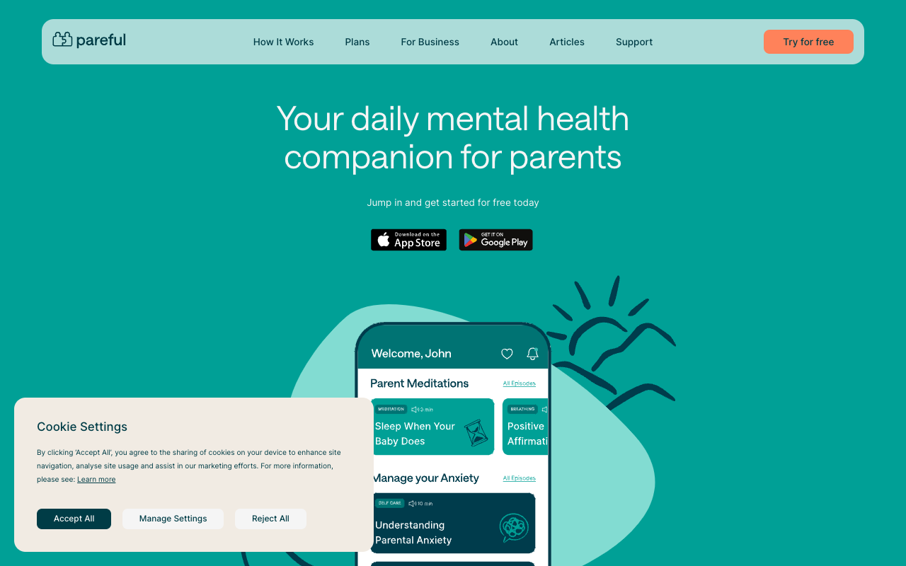 Pareful - 为忙碌父母打造的 AI 辅助数字健康工具
