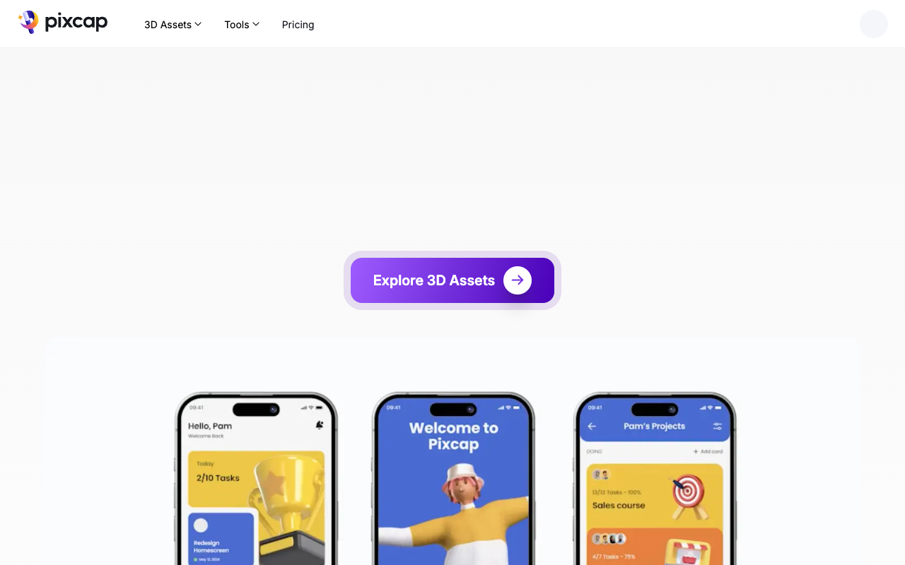 Pixcap 人工智能设计助手 - 用 AI 混搭三维元素，赋予风格