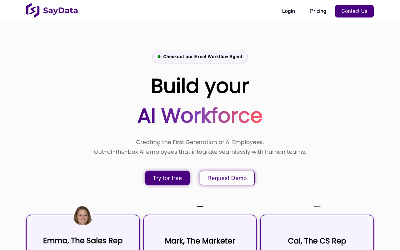 SayData：面向客户的 AI 分析工具 - 利用 AI 构建真正的自助客户分析