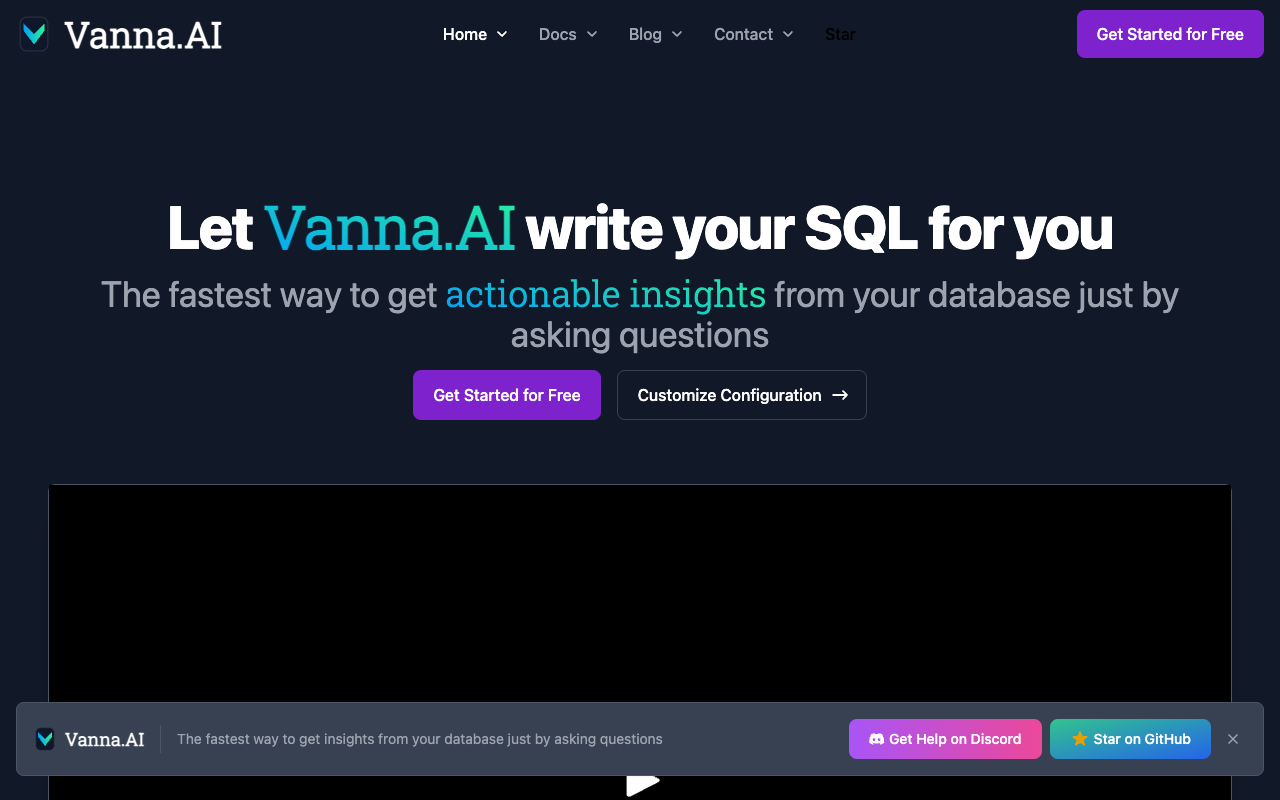 Vanna AI - 基于 Python 的 AI SQL 智能助手