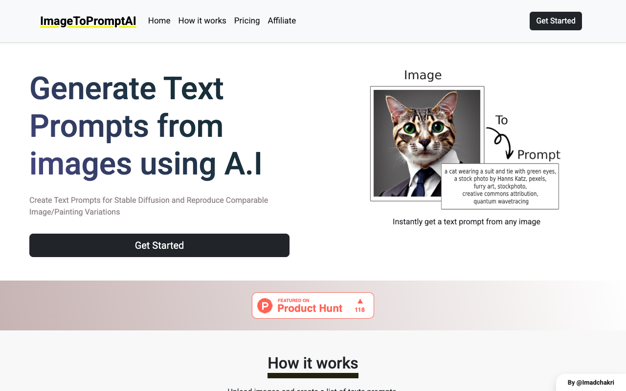 ImageToPromptAI - 图像转提示生成器