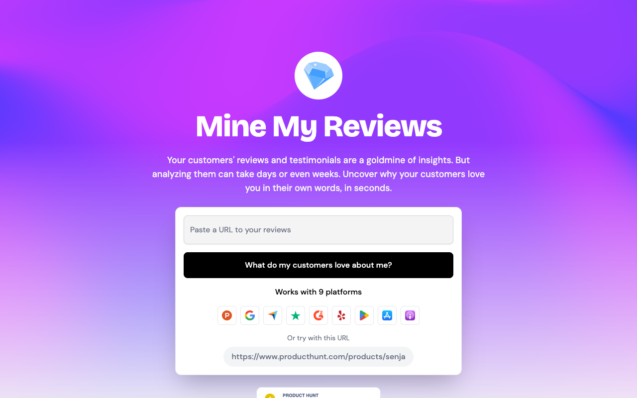 Mine My Reviews - 用 AI 发掘顾客心声