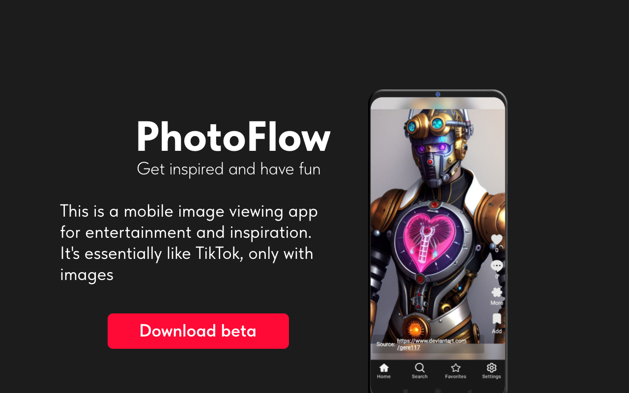 PhotoFlow - 图片灵感娱乐应用