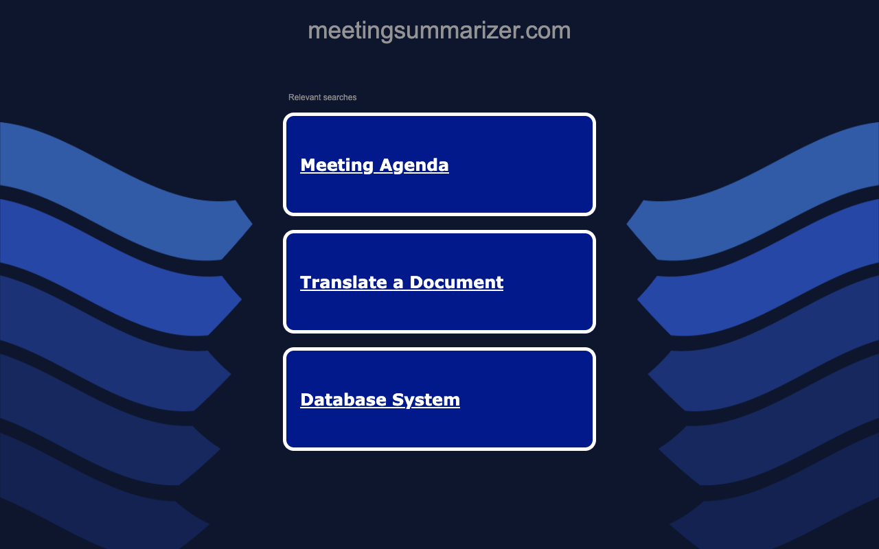AI Meeting Summarizer - 会议记录智能总结