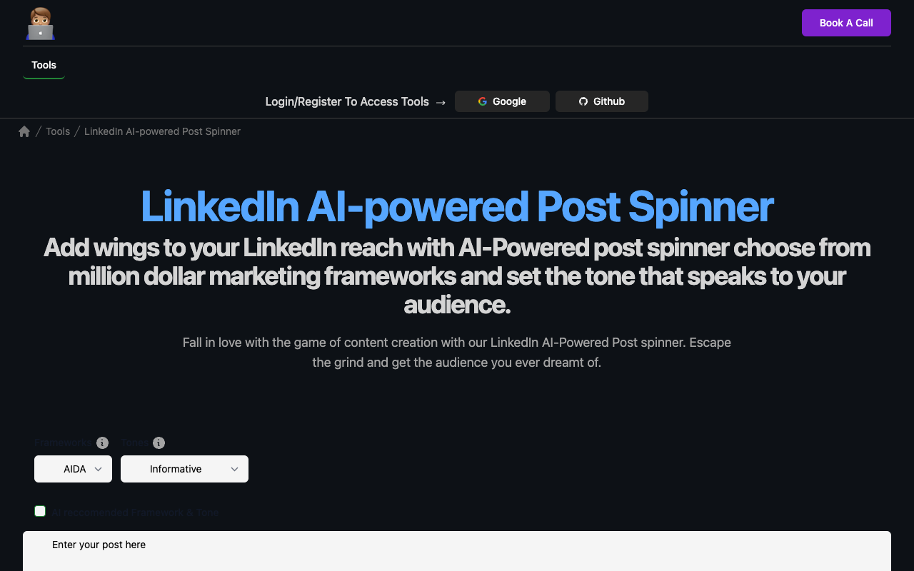 Linkedin Post Spinner - 转发与再创造，扩展人脉助力
