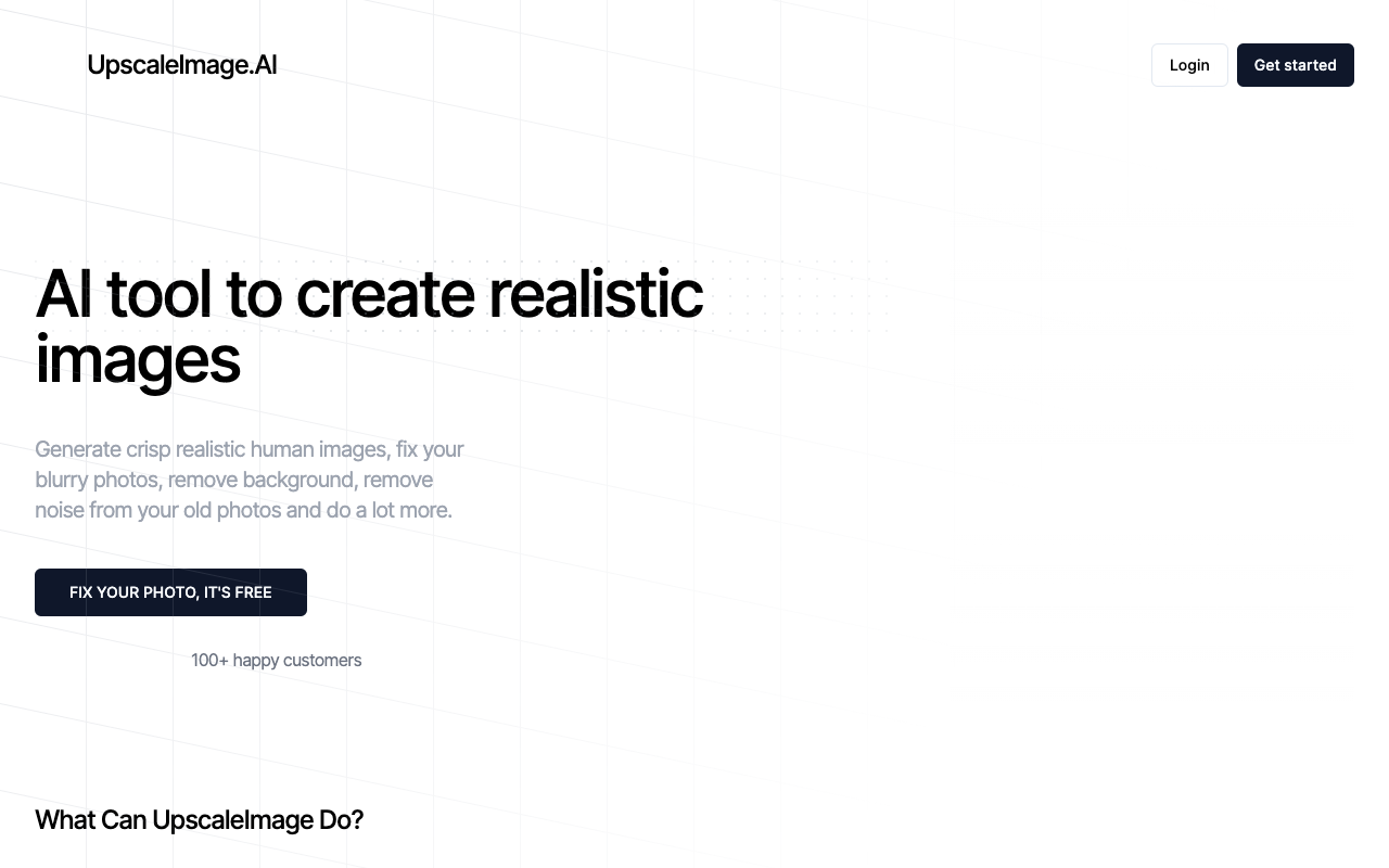 UpscaleImage.AI - 图像与人工智能的综合 图像处理 人工智能