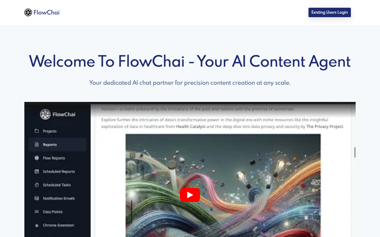 FlowChai - 强大的商业人工智能