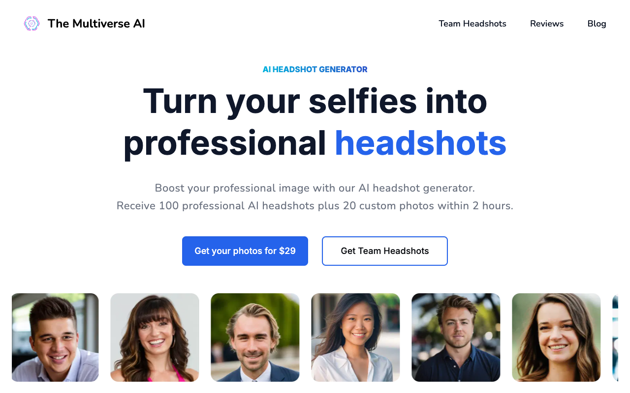 The Multiverse AI - 利用人工智能将自拍照变成专业头像 人工智能 头像