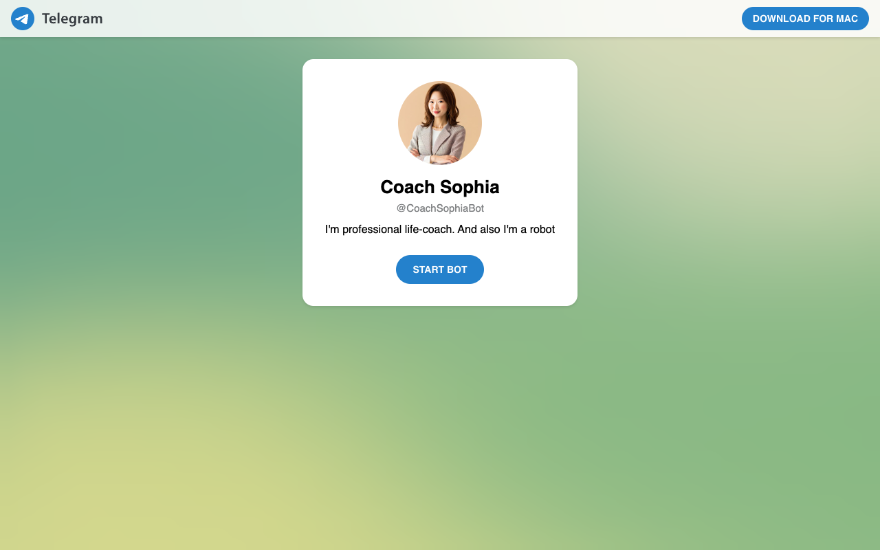 Coach Sophia - 人工智能教练 人工智能 教练