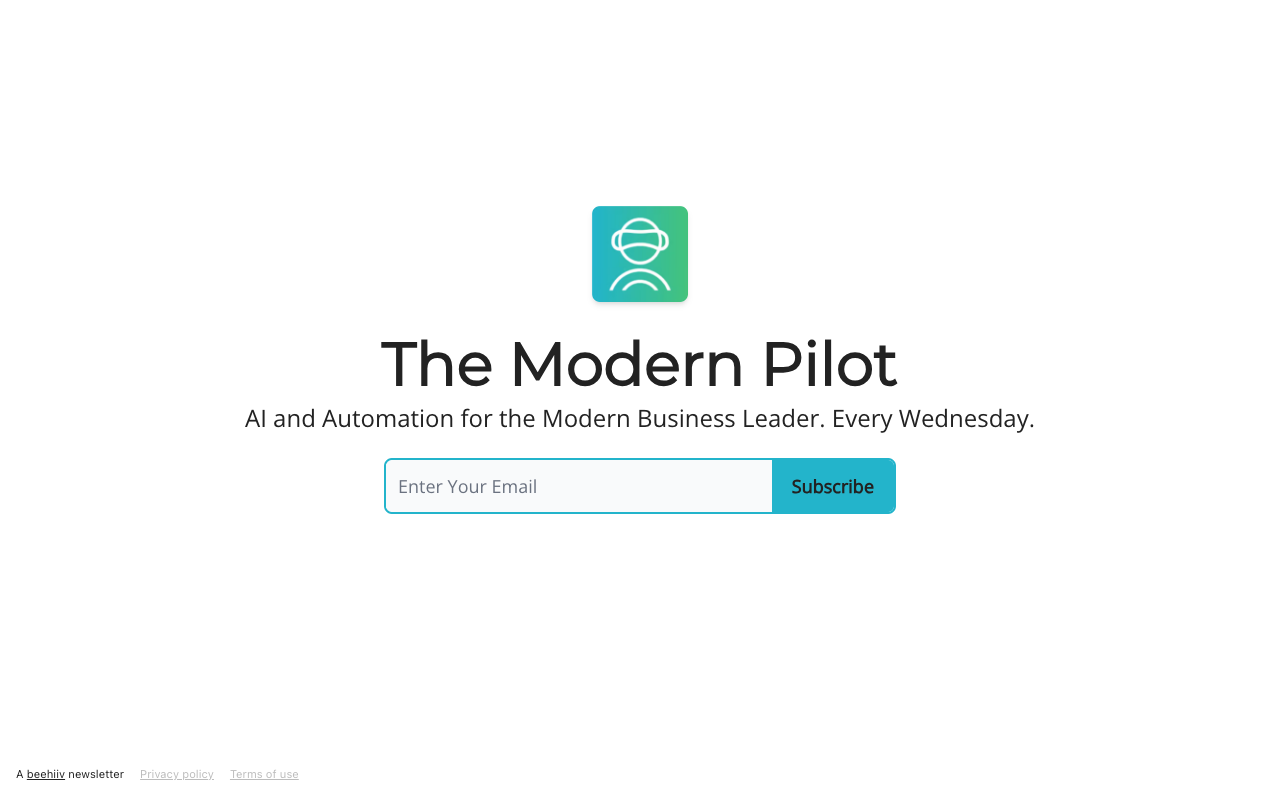 The Modern Pilot - 现代商业领袖的人工智能与自动化通讯