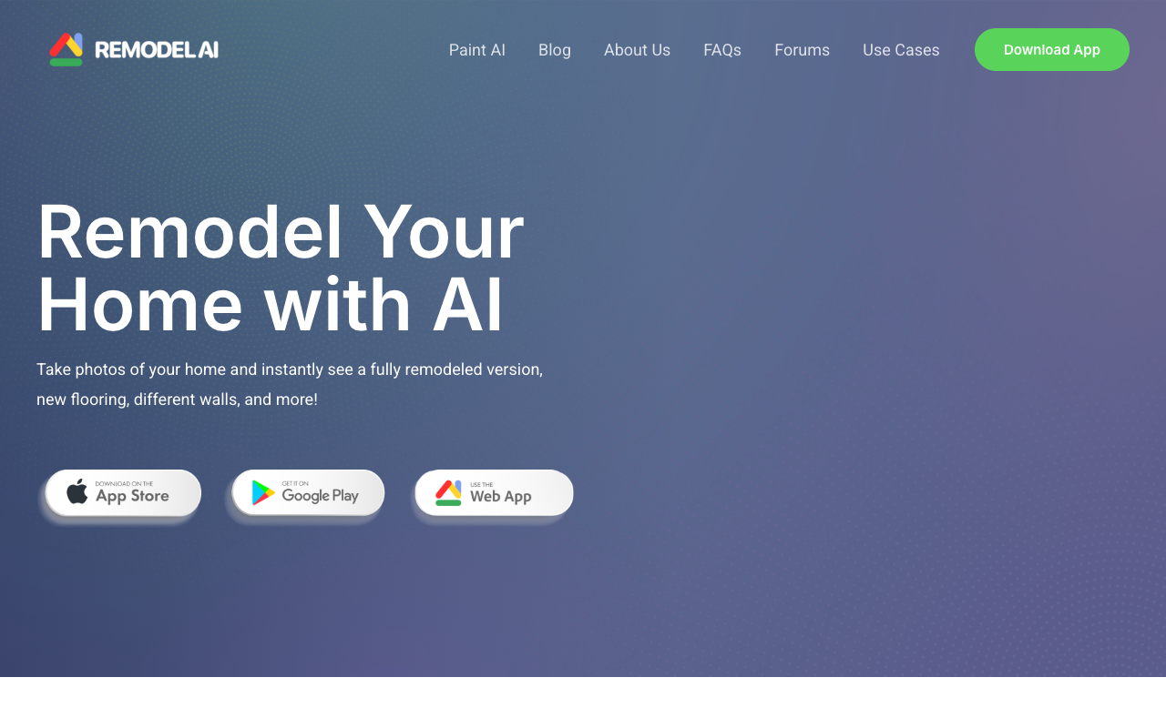 Remodel AI - 用 Remodel AI 重新设计您的家居内外 人工智能 家居设计