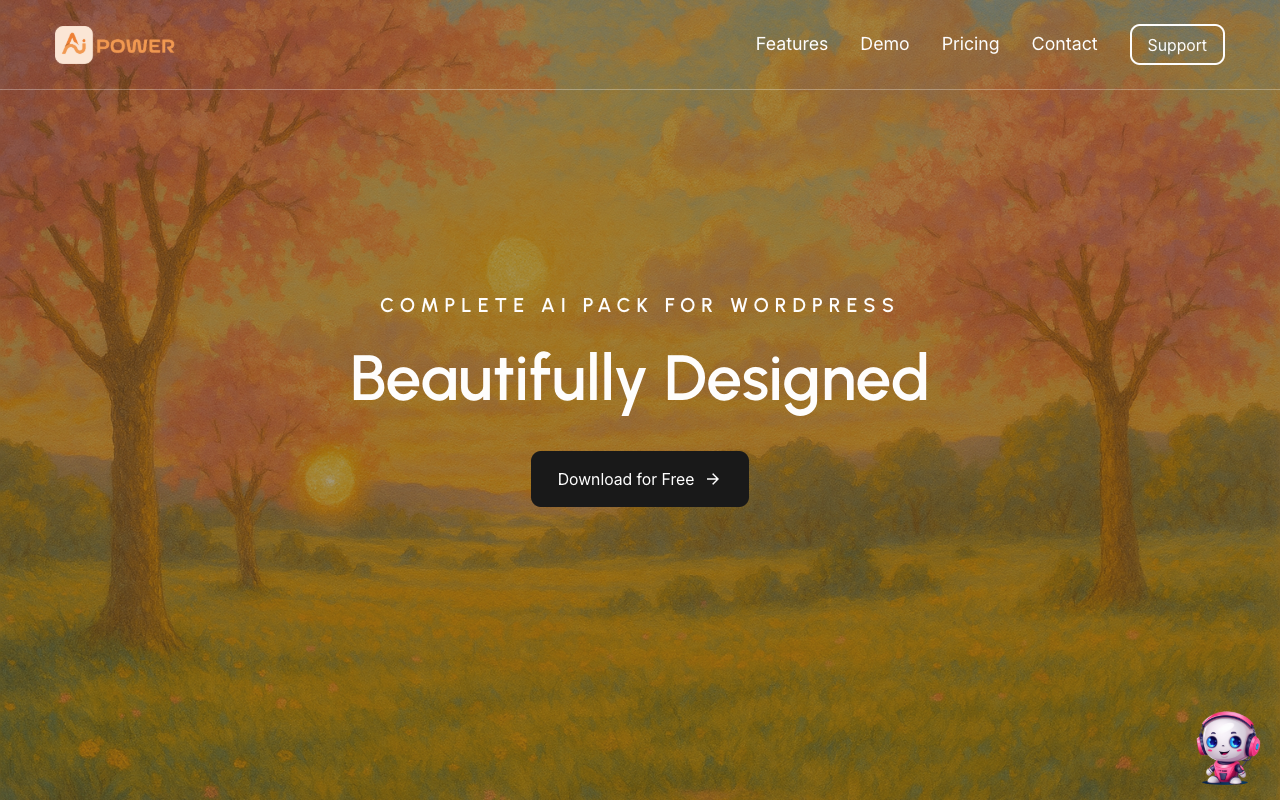 AI Power - WordPress 全能 AI 套装 人工智能 WordPress
