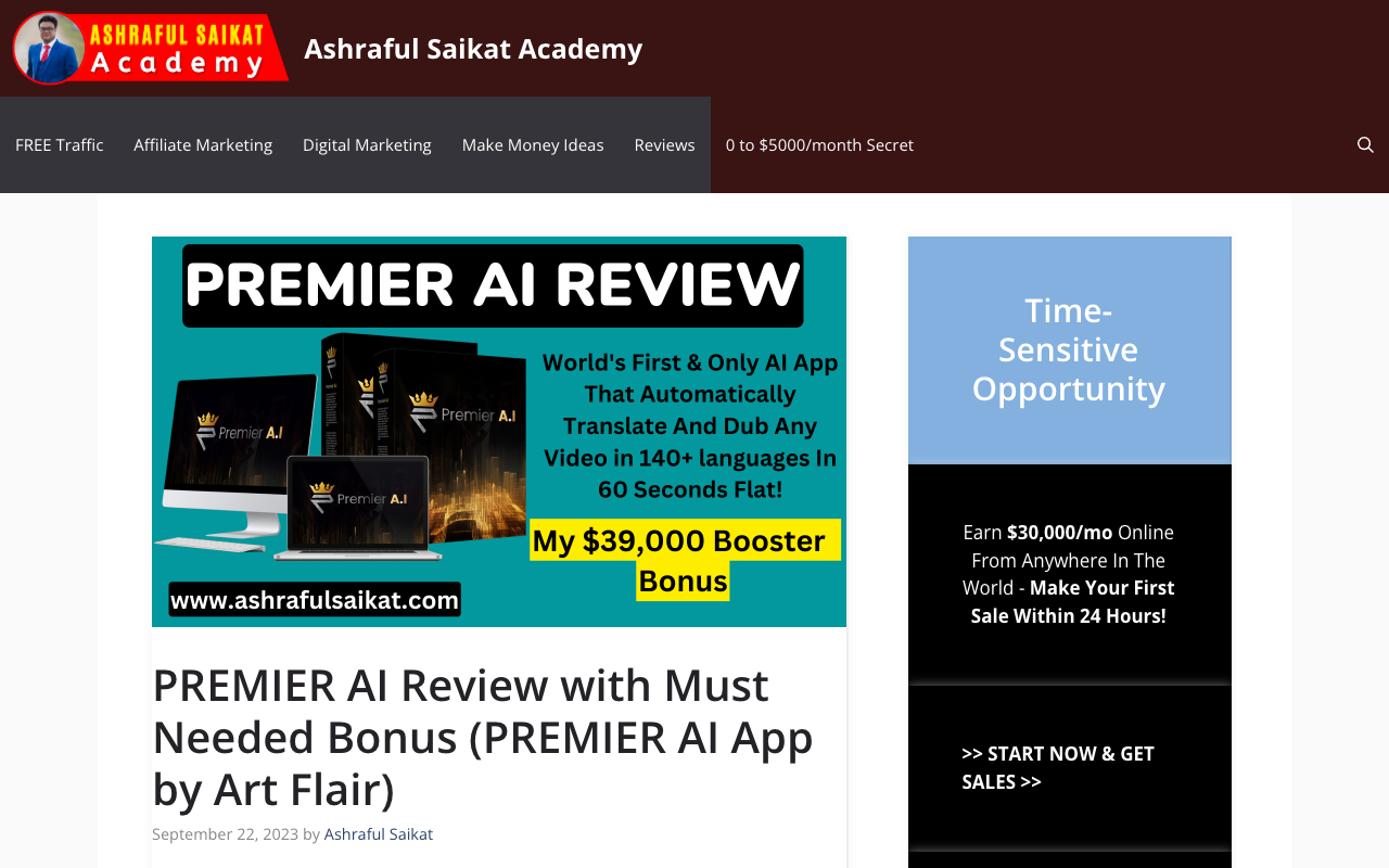 PREMIER AI - 世界首款 AI 应用，实现视频和音频生成与翻译 人工智能 视频生成 音频生成