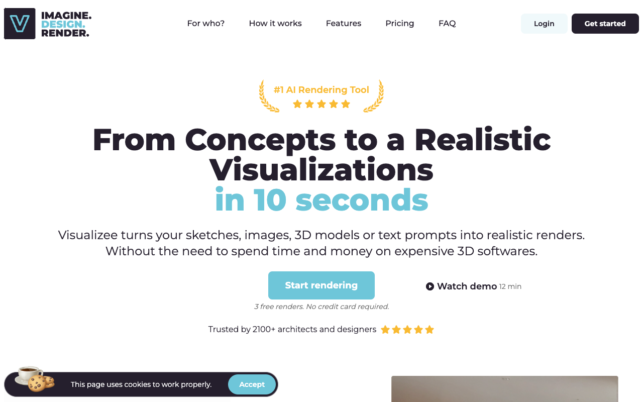 Visualizee.ai - AI 助力建筑界的革命性渲染技术