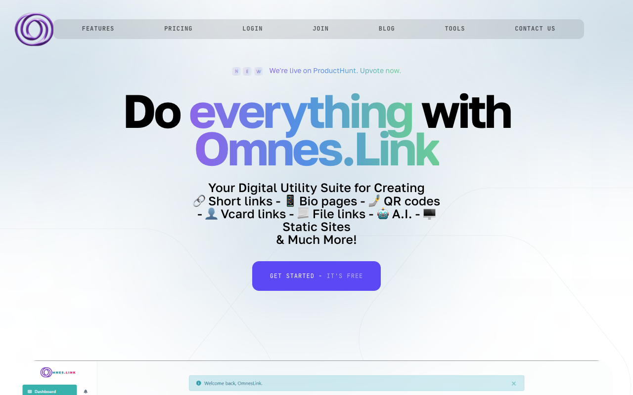 Omnes.link - 一站式智能链接工具