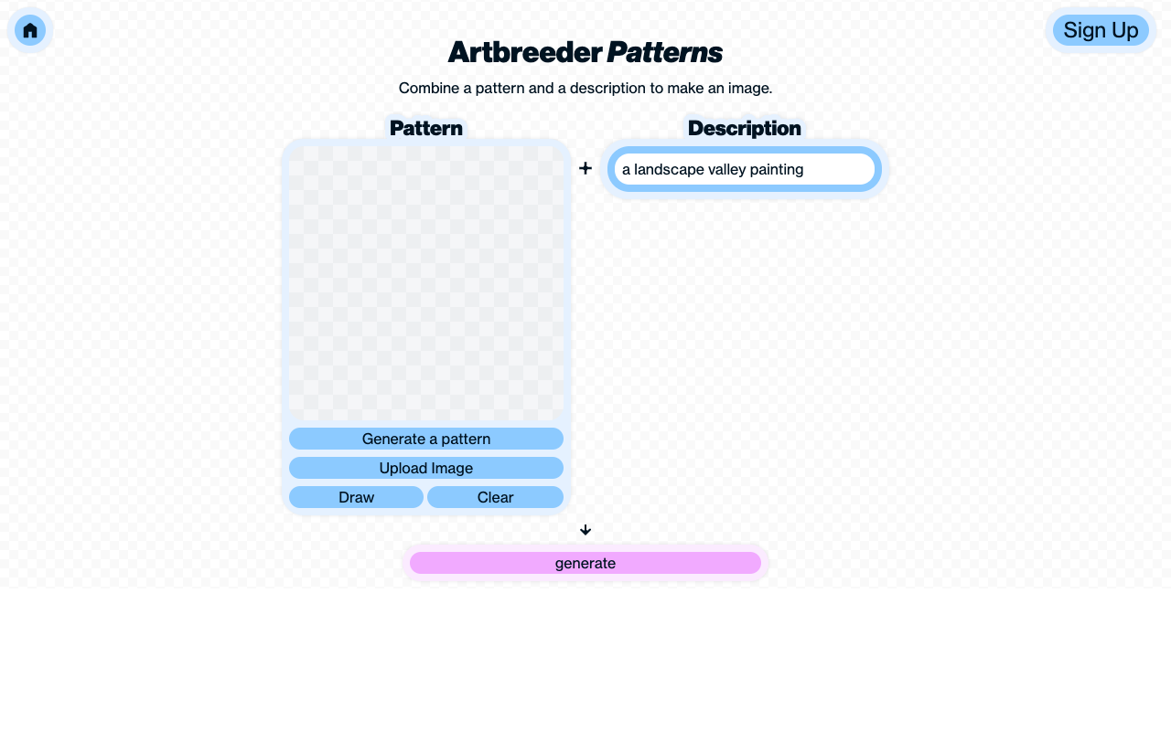 Patterns - 通过 Artbreeder 轻松生成和绘制 AI 图案