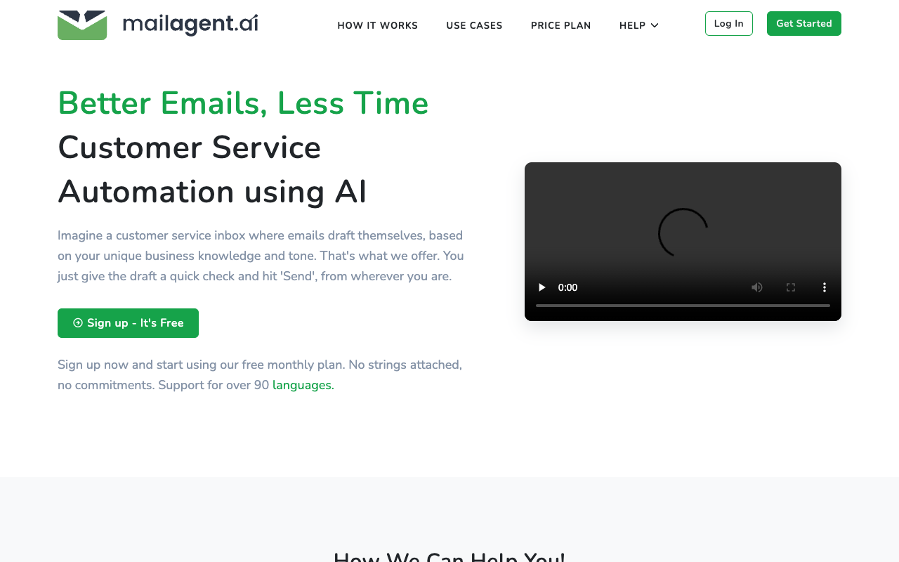 MailAgent.AI - 更好的邮件，更少的时间