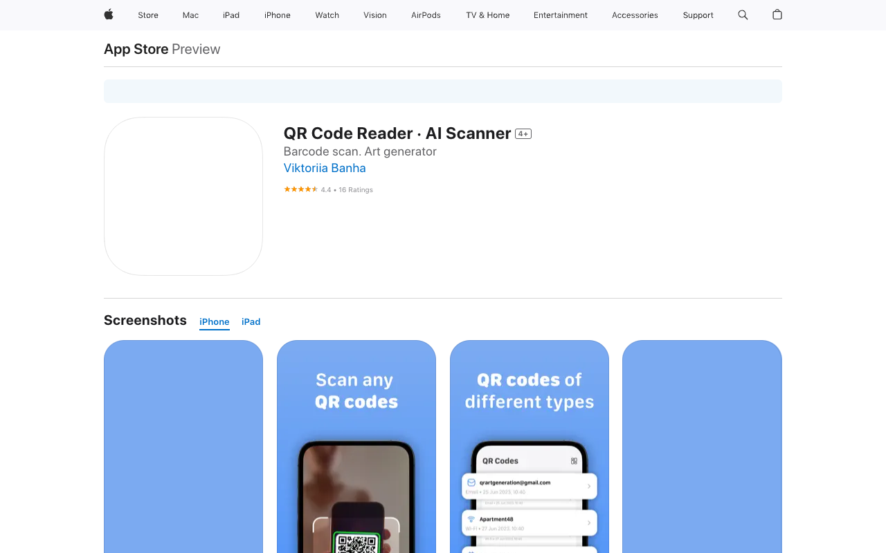 QR Code Reader · AI Scanner - 创作美丽的社交资料二维码