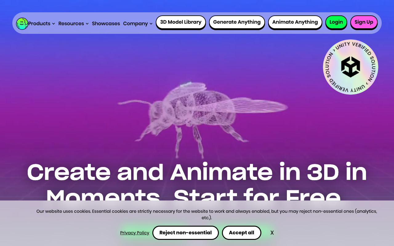 Animate Anything - 利用人工智能为您的静态 3D 模型添加动画