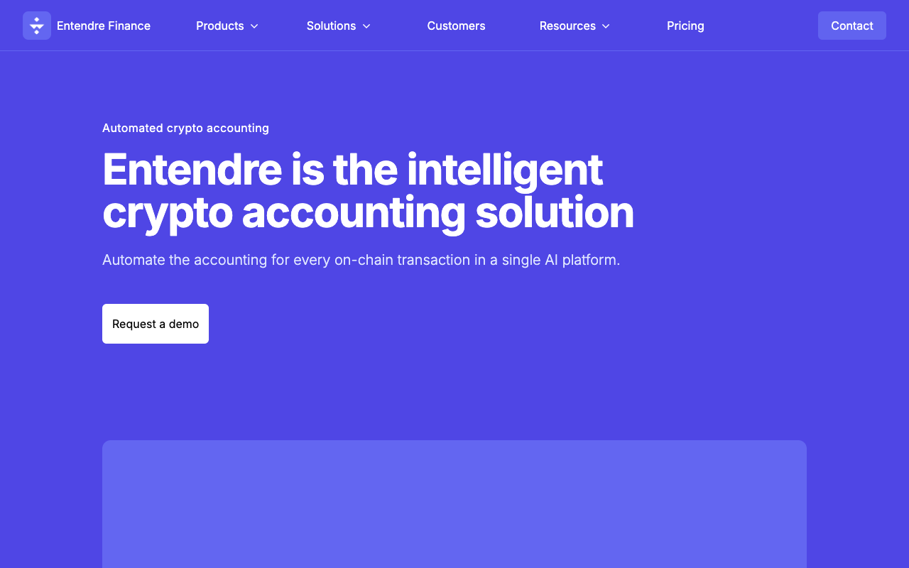 Entendre Finance - Web3 团队的会计人工智能