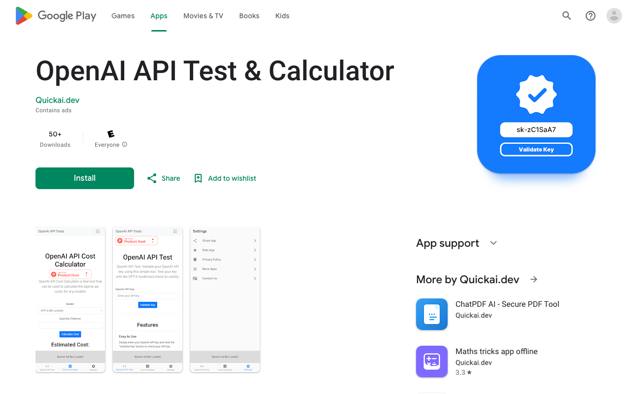 OpenAI API 测试与成本计算器 - 验证您的 OpenAI API 密钥并计算 OpenAI API 的成本