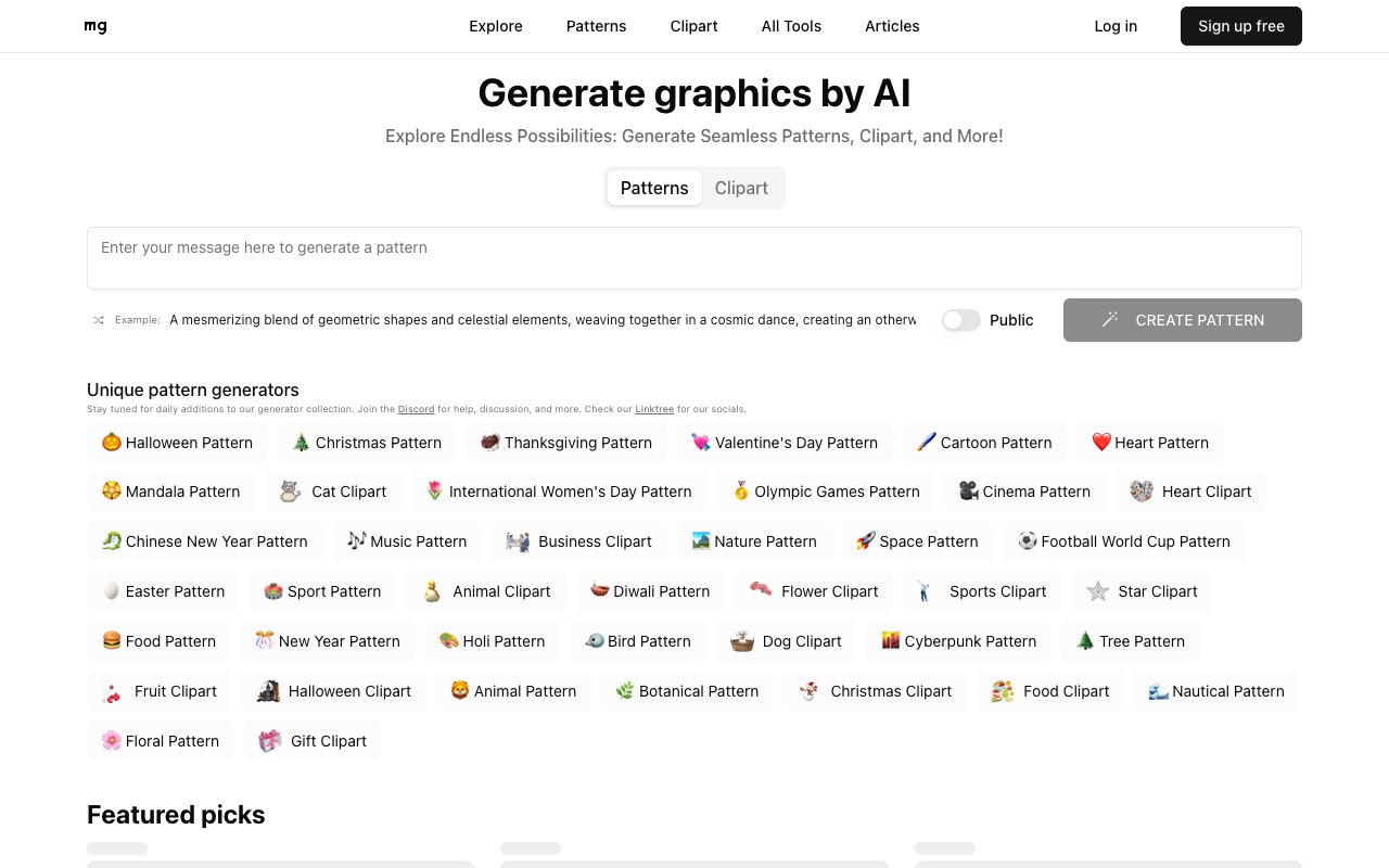 AI Pattern Generator - 利用人工智能生成美丽的图案 人工智能 图案生成