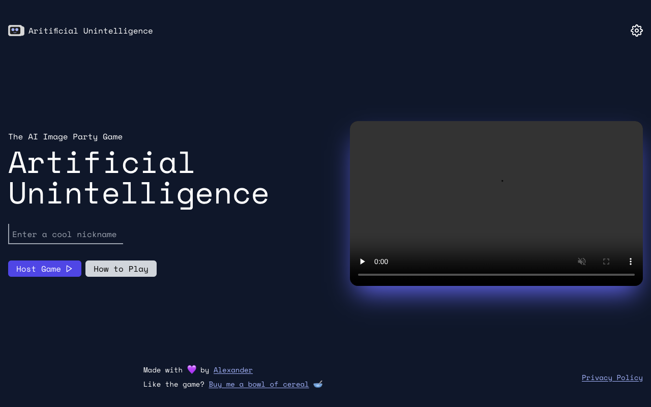 Artificial Unintelligence - 争相创建最滑稽的 AI 图像的派对游戏 人工智能 派对游戏