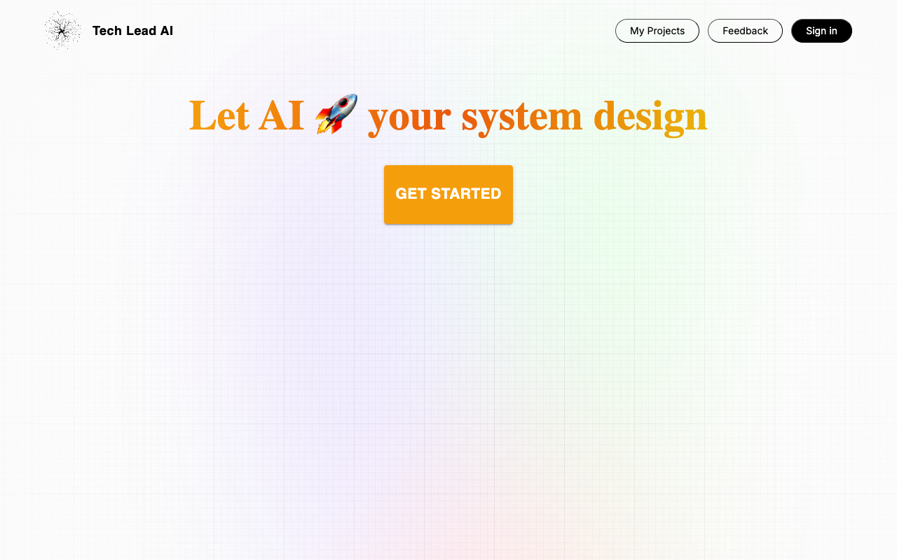 Techlead-AI - 一分钟内用 AI 为任何事物创建系统设计图