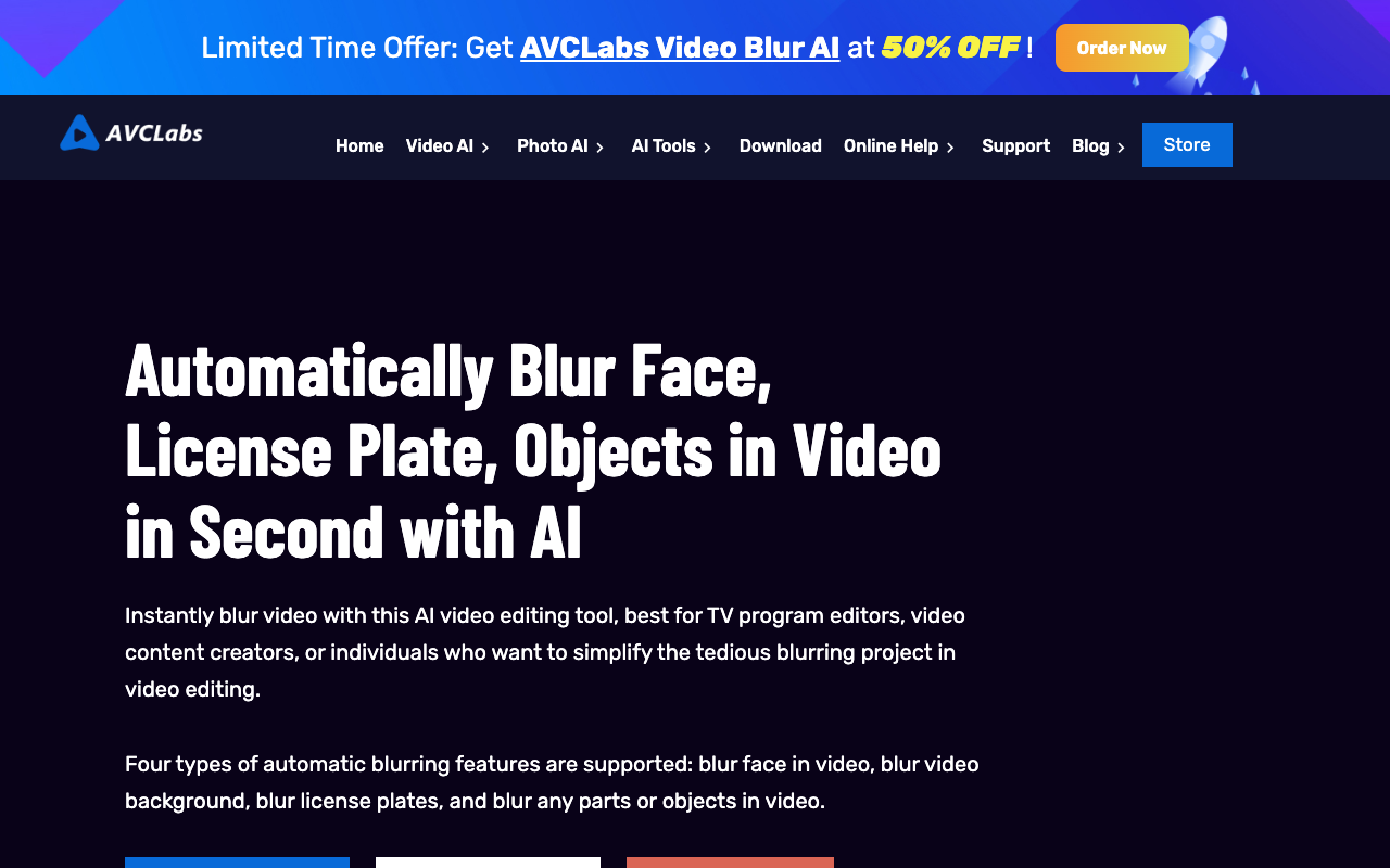 AVCLabs Video Blur AI for Mac - 自动模糊视频中的人脸、物体和背景