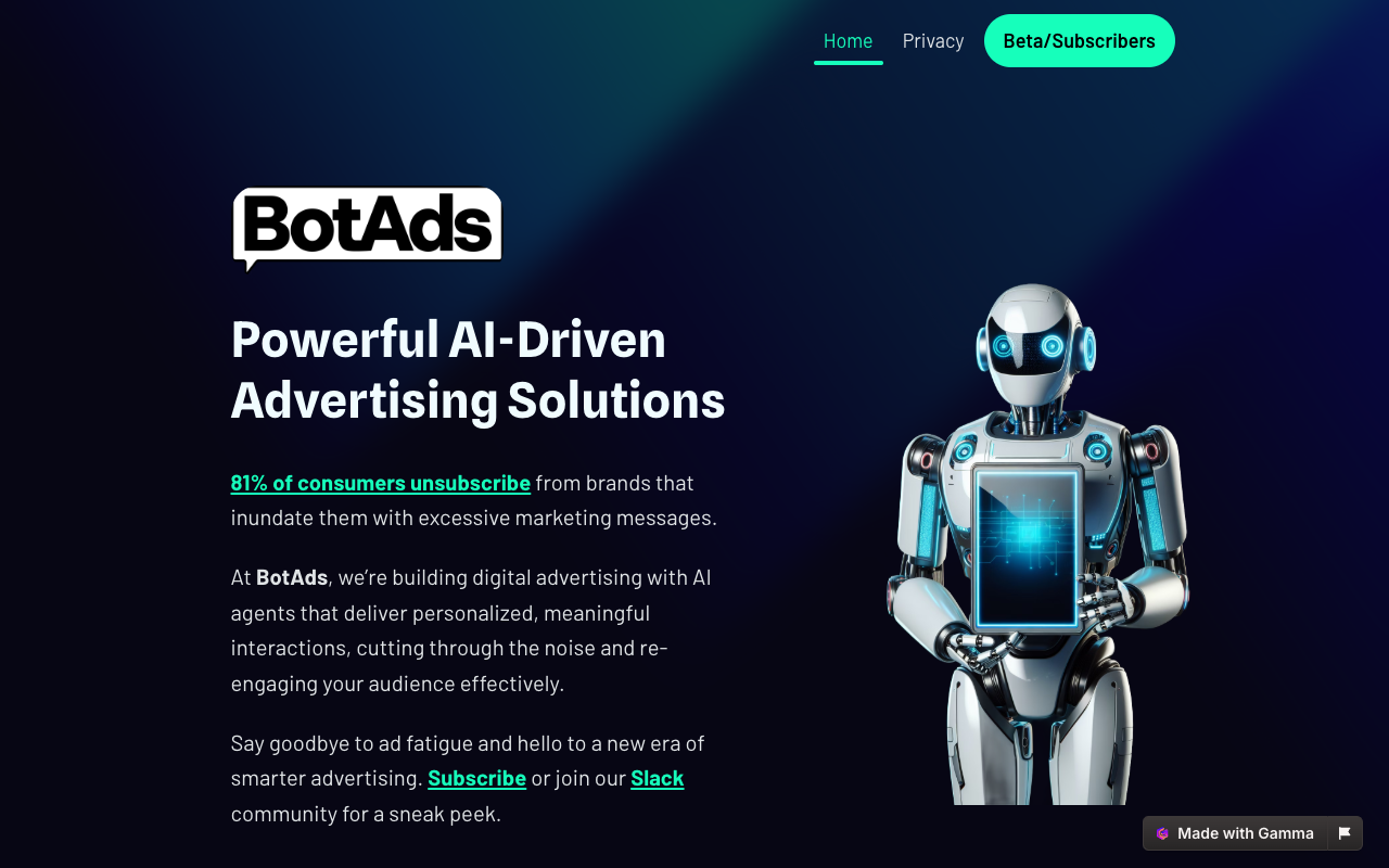 BotAds - 将 AI 聊天平台转化为营收引擎