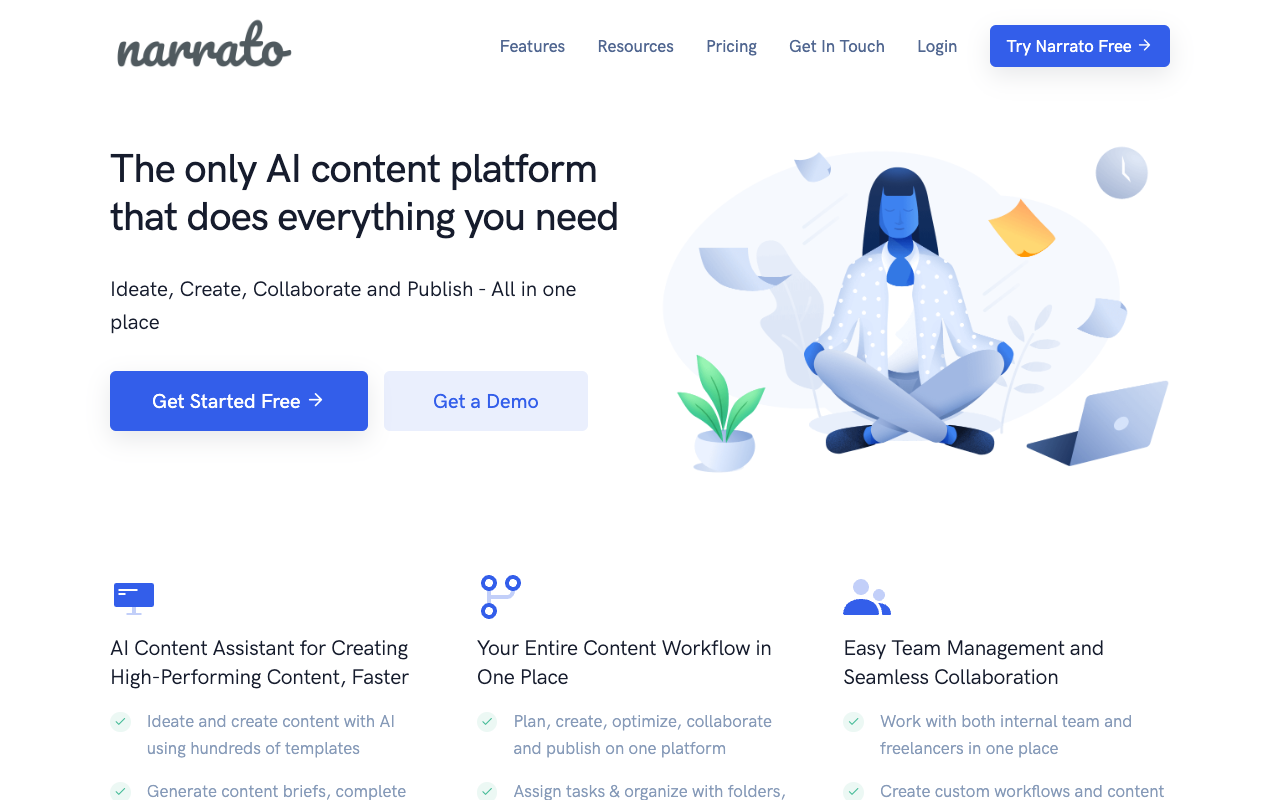 AI Content Genie - 内容创作与营销的人工智能自动驾驶