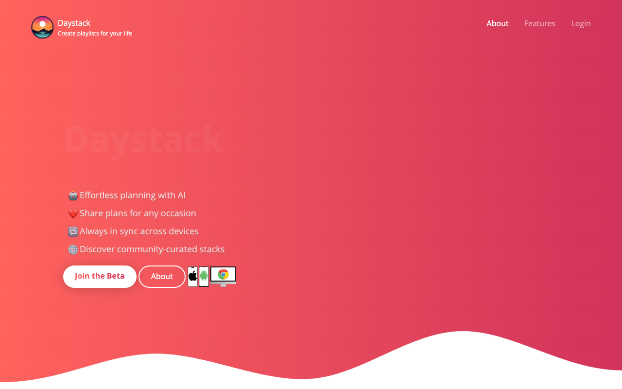 Daystack - 创建并分享您的行程
