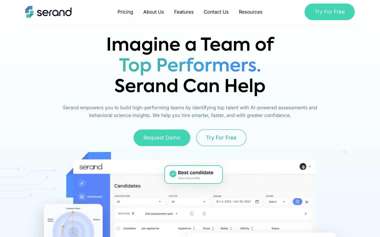 Serand - 提升招聘流程，与 Serand 一同前行