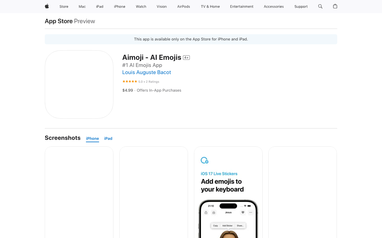 Aimoji - 创造你梦想中的任何表情符号 ✨
