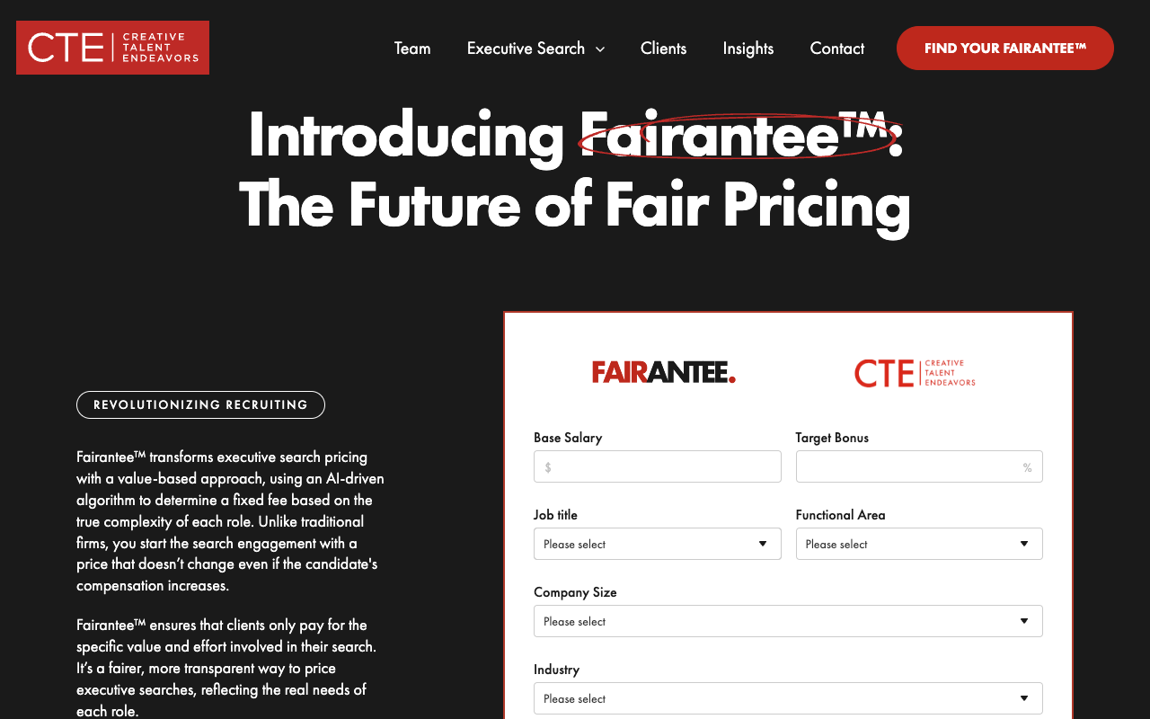 Fairantee - 执行搜索的“货币球”