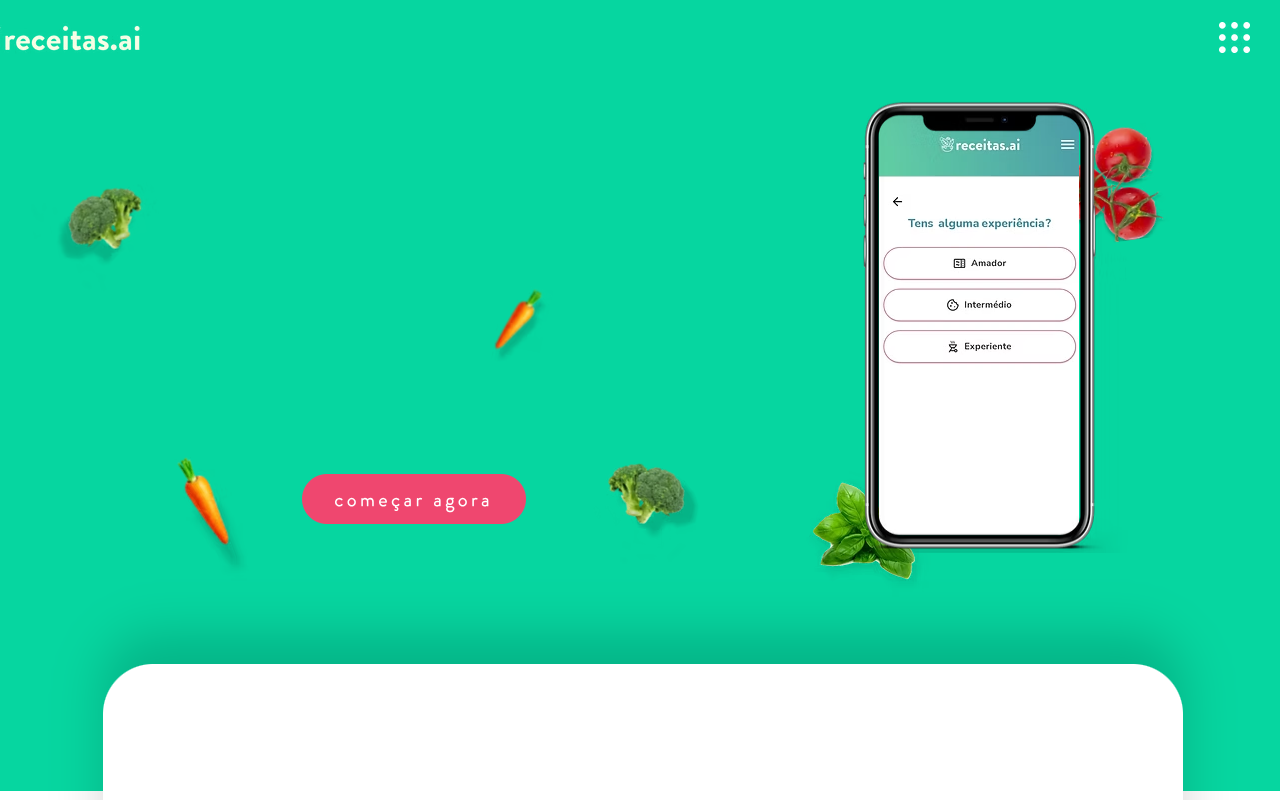 receitas.ai - 烹饪艺术中的人工智能 人工智能 烹饪