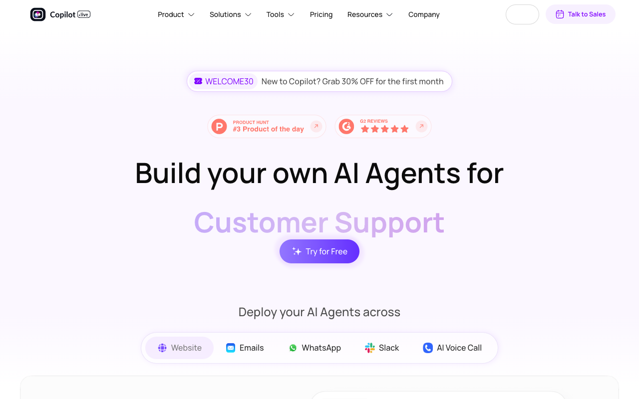 CoPilot.Live - 您的个性化 AI 助手 人工智能 辅助工具