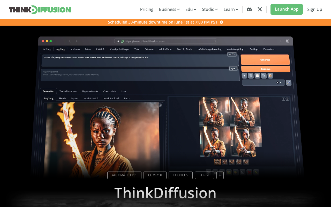 ThinkDiffusion - 您的个人 AI 艺术实验室 人工智能 艺术