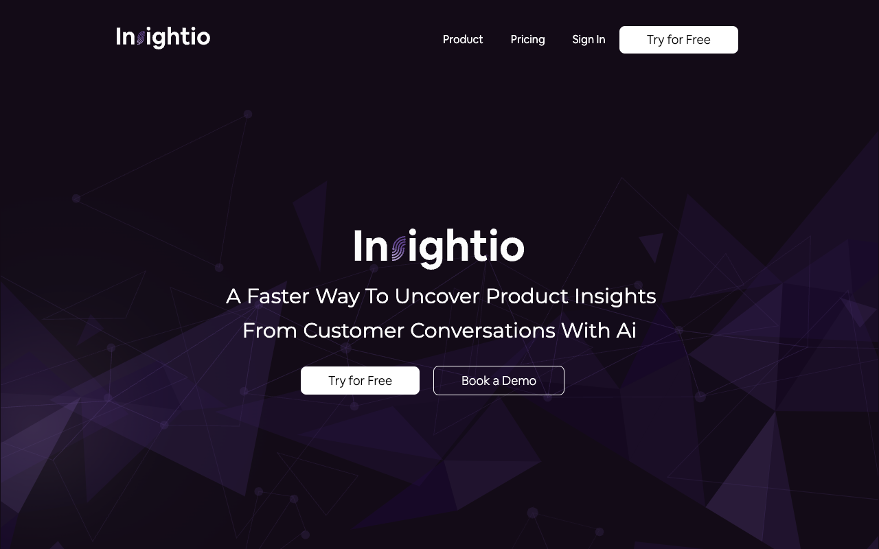 Insightio AI - 更快速地发现产品洞察 人工智能 产品洞察