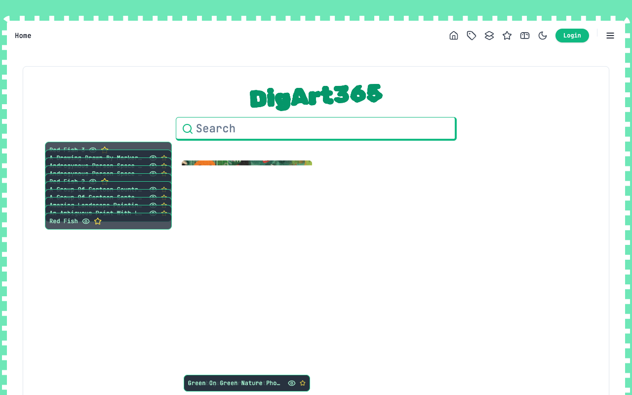 DigArt365 - AI 创作图片市场 人工智能 图片市场
