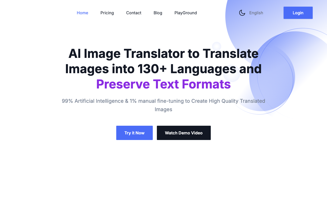 TranslateImages - 图片翻译系统，将图像翻译成 130 多种语言并保持文本格式